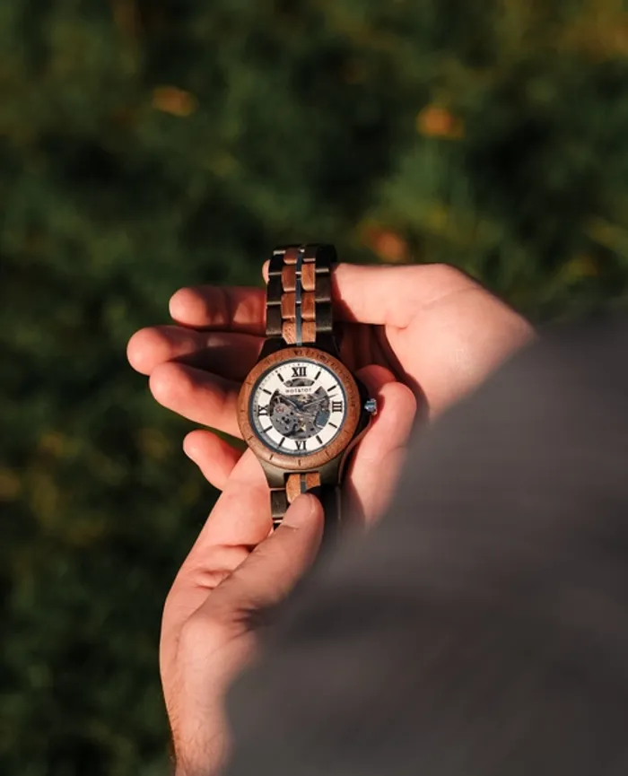 Montre Automatique Noyer Motus - photo numéro 5