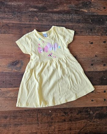 Robe jaune bébé fille 18mois