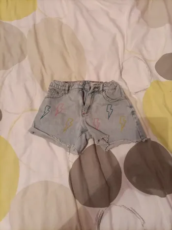 Short en jeans