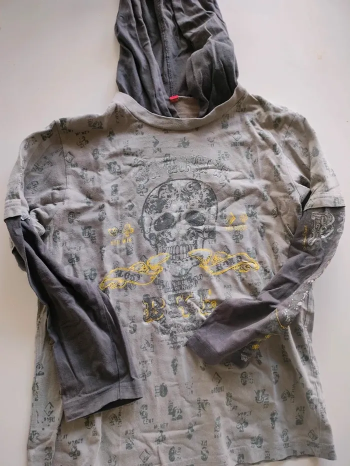 T-shirt capuche 12ans - photo numéro 4