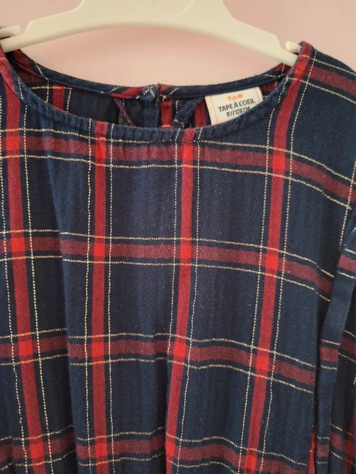 Robe à carreaux TAO 8 ans - photo numéro 2