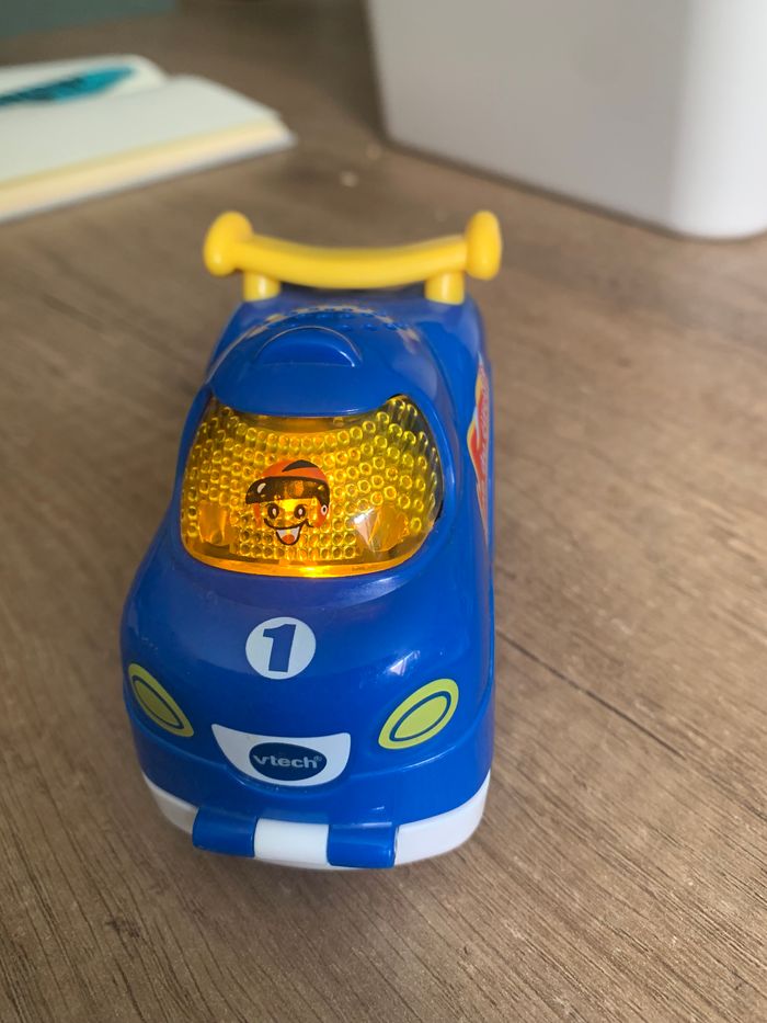 Vtech MegaTour spirale circuit 2 en 1 tut tut bolide + 4 véhicules parfait état - photo numéro 5