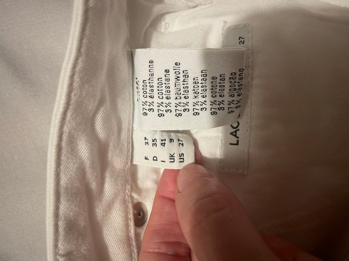 Jean droit Lacoste taille 27 - photo numéro 3