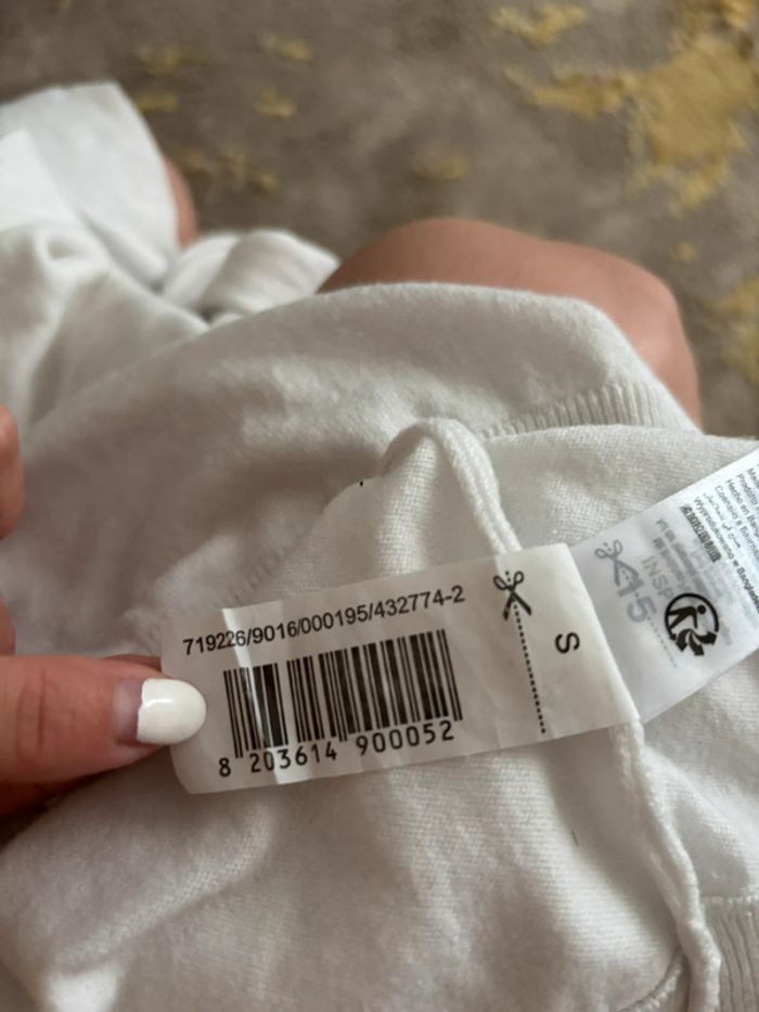 Pull col roulé blanc uni - photo numéro 2