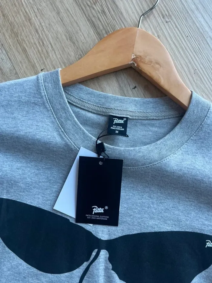 T-shirt Patta Gris M - photo numéro 2