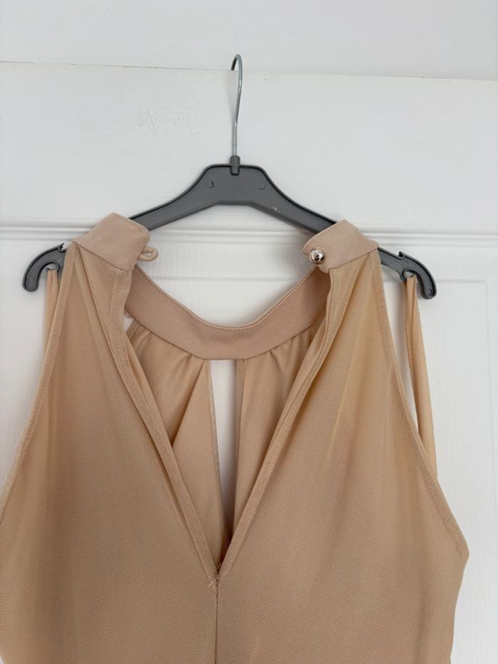 Robe longue de cérémonie tulle beige DS Sélection taille unique très bon état - photo numéro 6