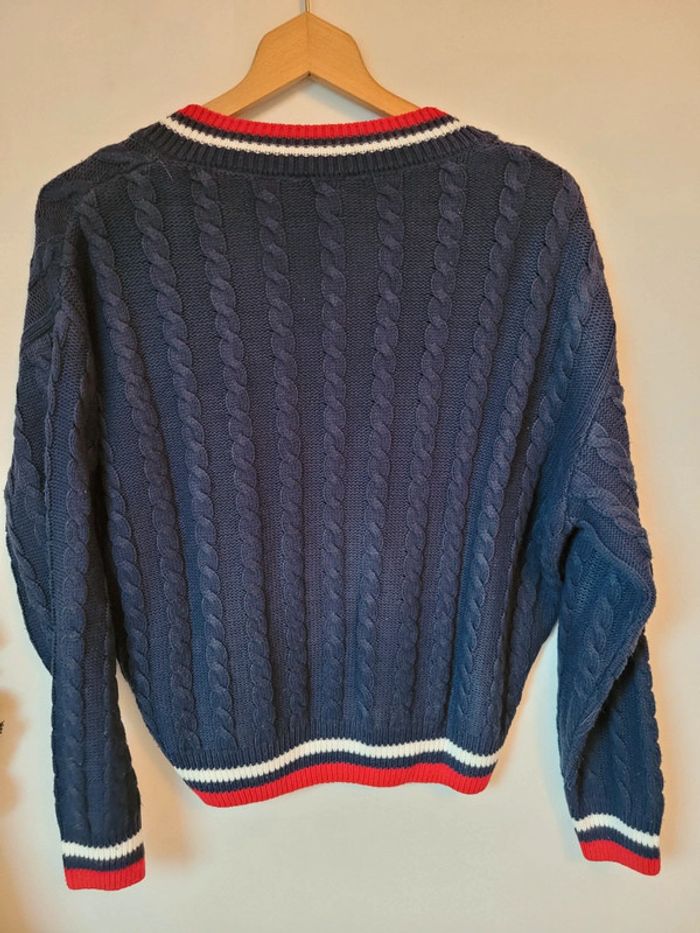 💙 Pull torsadé Pimkie style collégienne anglaise Taille S - photo numéro 4