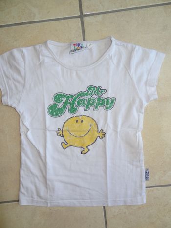 T whirt Mr Happy T 8 ans