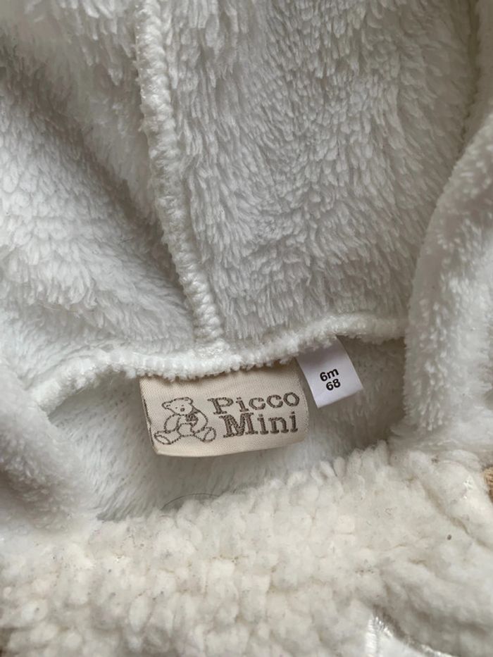 Combipilote avec moufles mouton 6 mois parfait état - photo numéro 2