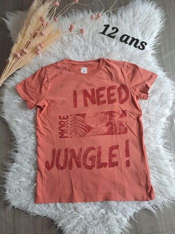 Tee-shirt MC orange firefly