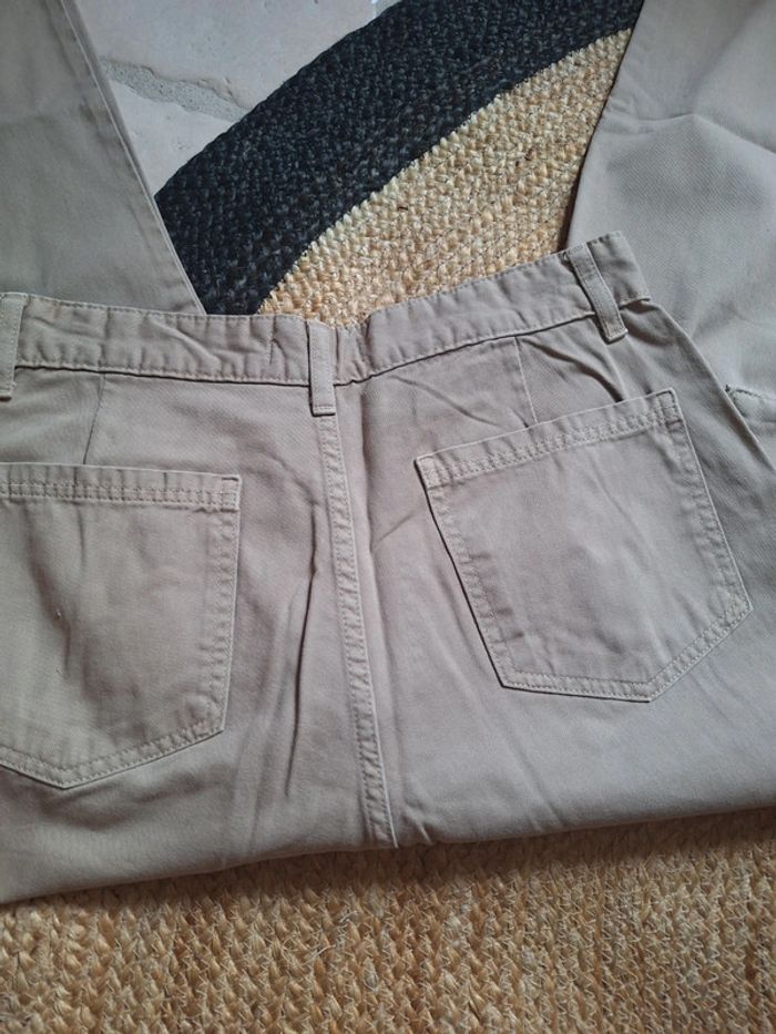 Pantalon beige cargo stradivarius - photo numéro 6