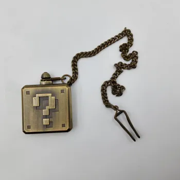 Super Mario Bros. Hatena Block Pocket Watch - Mario & Luigi