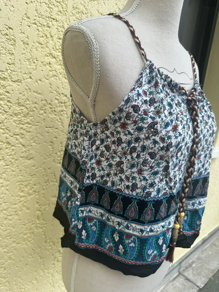 Ensemble bohème été - Top + Short assorti 🌸 - photo numéro 3