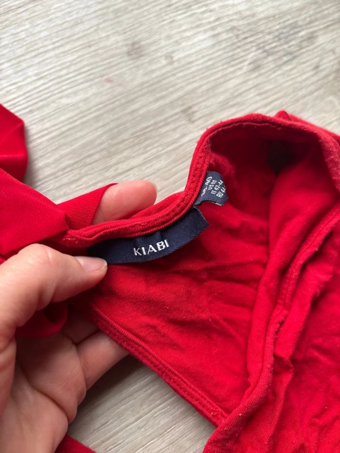 Robe grossesse rouge kiabi 38-40 - photo numéro 2