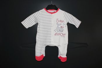 Pyjama d'été NEUF taille 1 mois 54 cm.