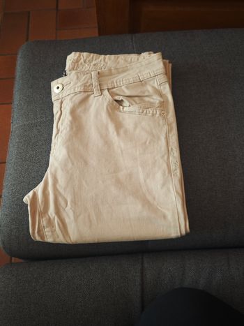 Jean beige slim taille 38/40