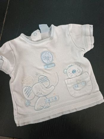 Tee shirt zip zap 6 mois