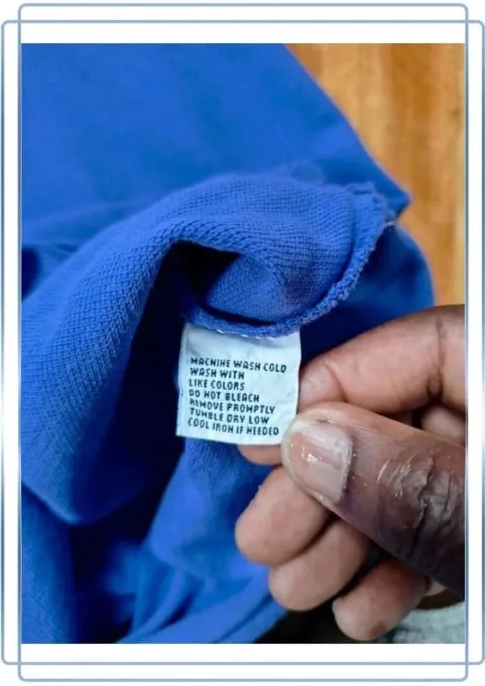 Polo Ralph Lauren violet  - taille L  homme - 100% coton- logo brodé orange (364) - photo numéro 9