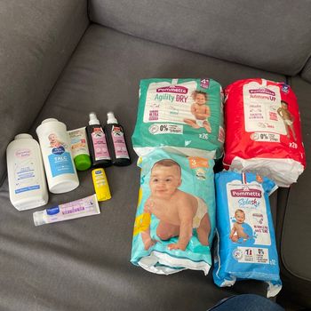 Lot couche et soin