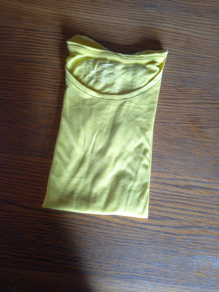 💝 -50% T-shirt femme jaune clair - photo numéro 3