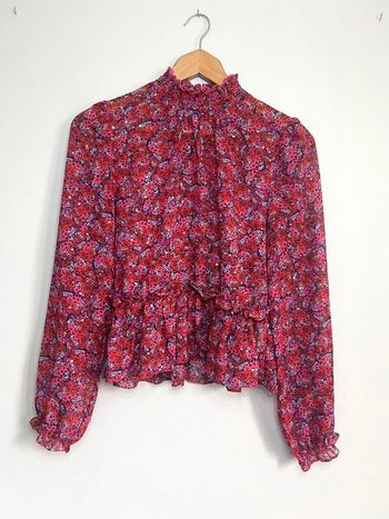 Blouse manches longues Pimkie rose fuchsia