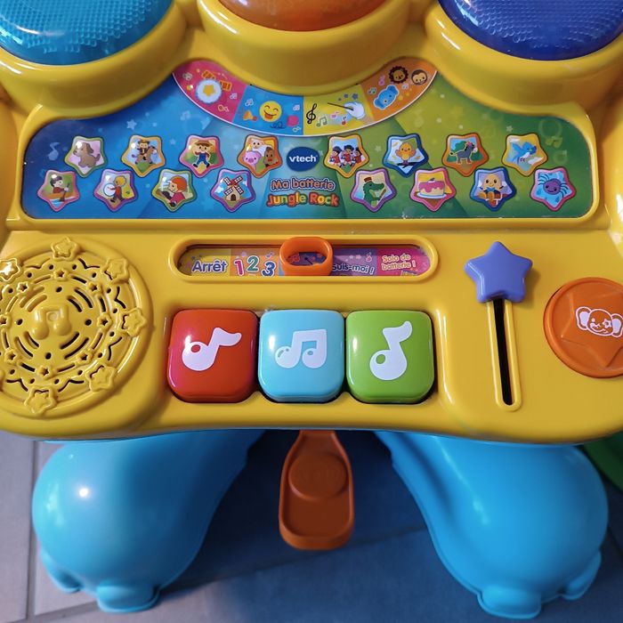 Ma Batterie Jungle Rock vtech avec tabouret - photo numéro 7