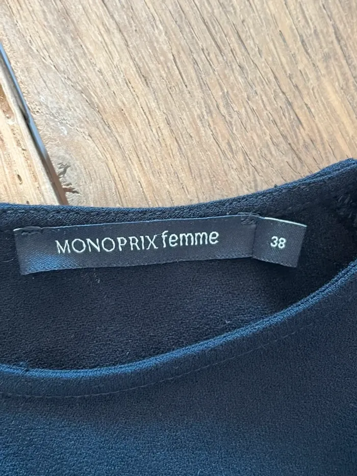 Robe noire fluide Monoprix - photo numéro 5