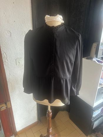 Magnifique blouse noire femme Pièces grande taille