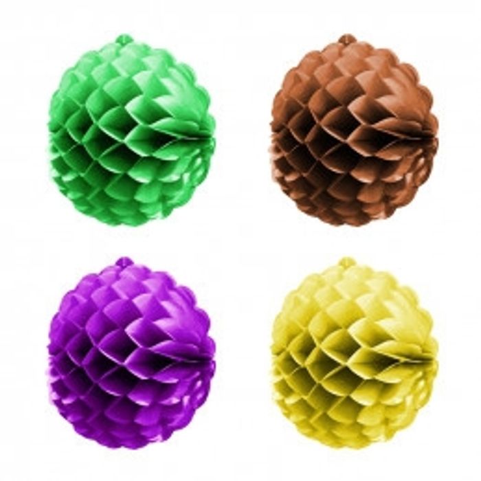 Lot de 4 boules. Vous pouvez choisir la couleur 25 cm de diamètre