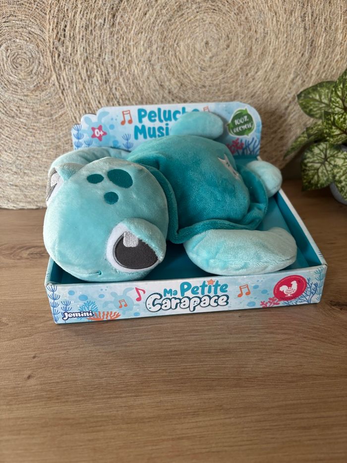 Neuf doudou musicale tortue ma petite carapace jemini - photo numéro 4