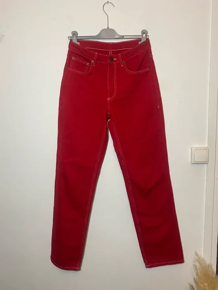 Jeans American vintage rouge