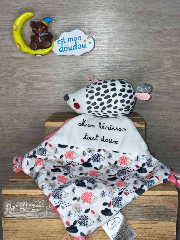 MD173 doudou hérisson 🦔 mots d’enfants
