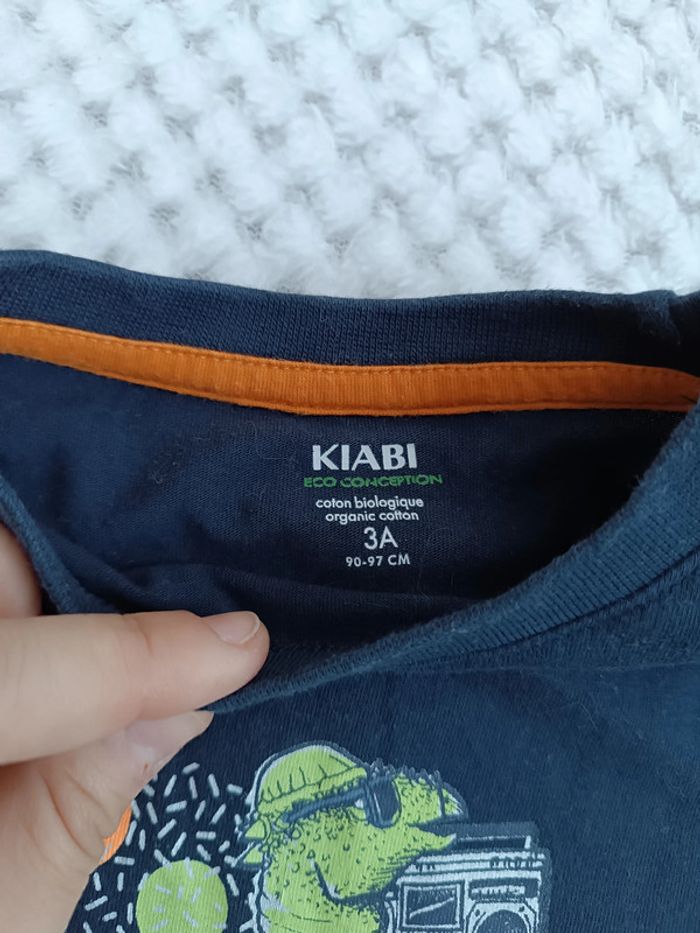 🔸 T-shirt Manches Longues Dinosaure – Kiabi 3 Ans 🔸 - photo numéro 2