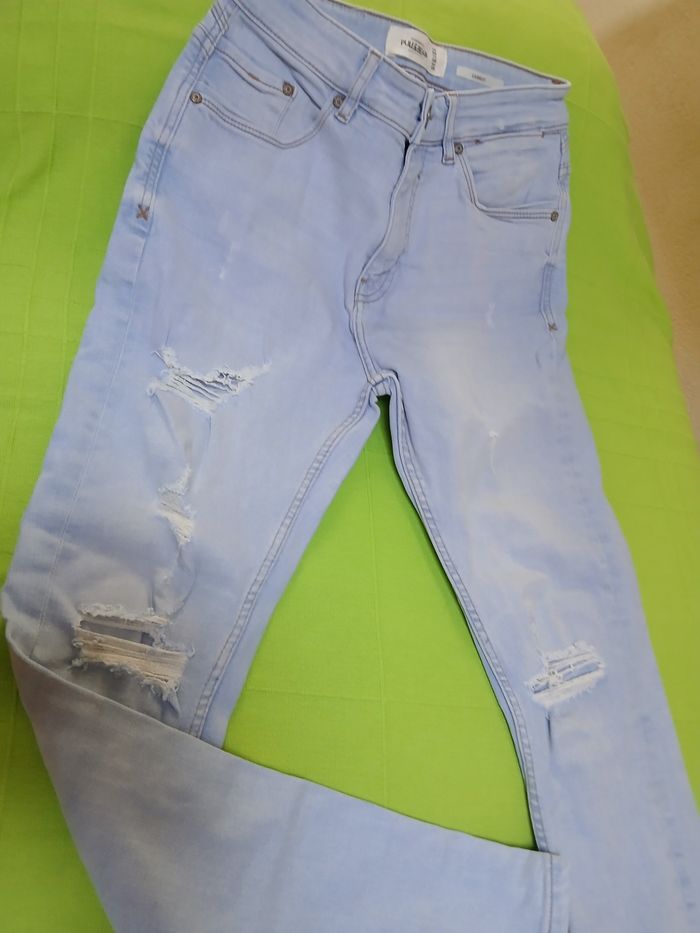 Jean bleu ciel pull & beau taille 36 - photo numéro 3