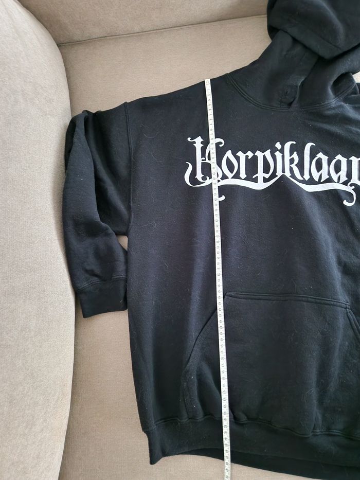 Sweat homme noir avec inscription blanche, Gildan - photo numéro 9