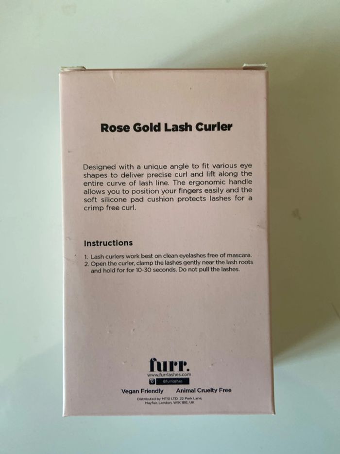 Recourbe cils rose gold Furr neuf - photo numéro 2