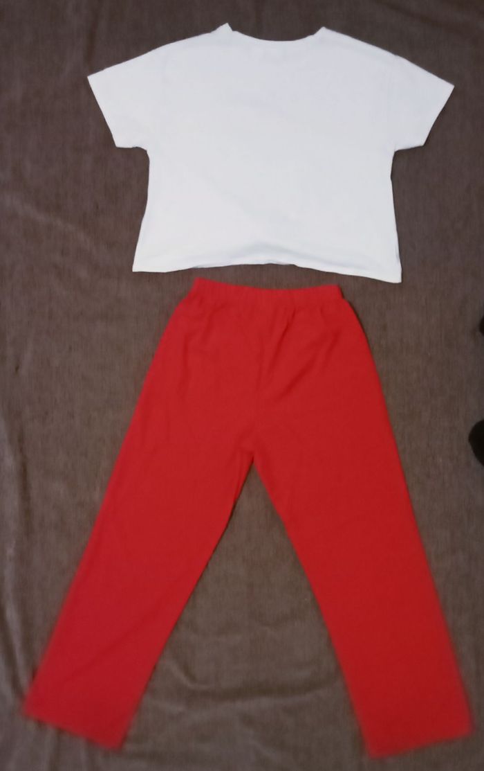 Ensemble tee shirt  Zara hello Kitty pantalon léger sans marque - photo numéro 8