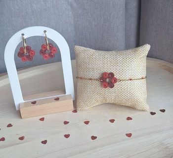 Parure bijoux quilling 🌸 Rosybus 🌸