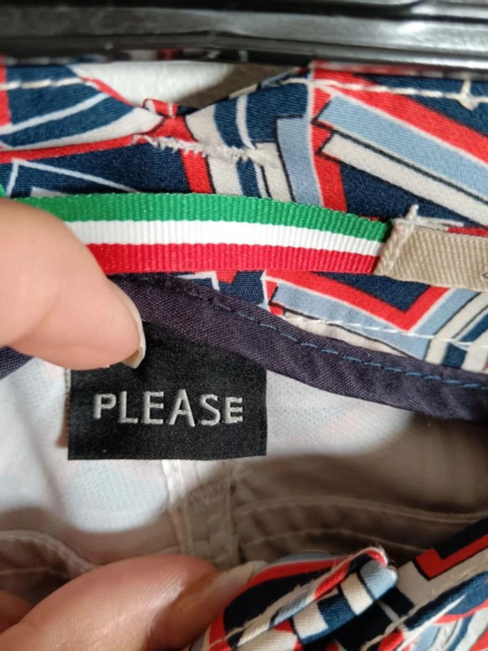 C16 pantalon imprimé Please L - photo numéro 3