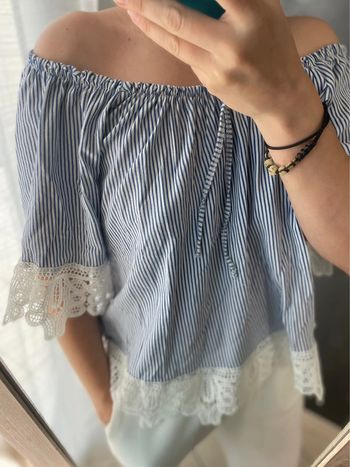 Blouse dentelle femme