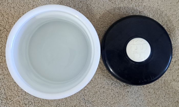 🍽 Pot en opaline décors moulins et bateaux - photo numéro 3