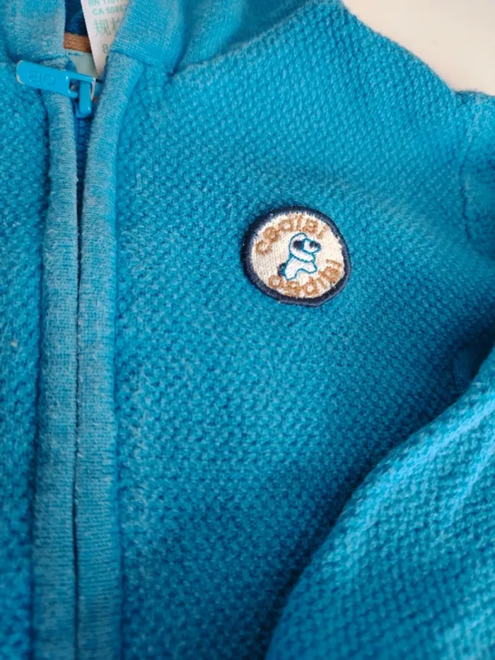 Gilet bleu - photo numéro 2