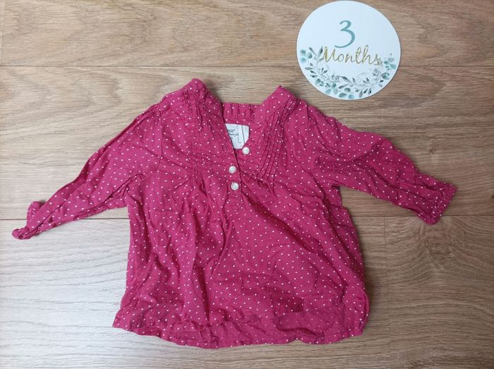 Blouse fille 2/4 mois H&M