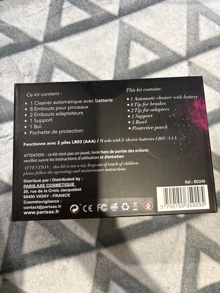 Parisax kit nettoyage et séchage pinceaux maquillage - photo numéro 3
