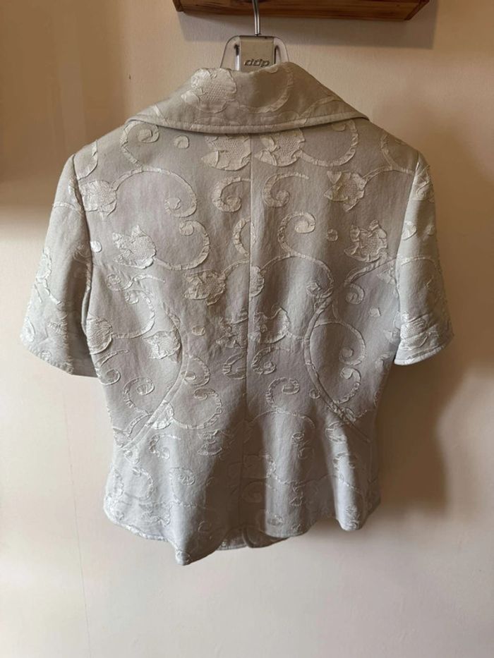 Veste blazer en manche courte - photo numéro 2