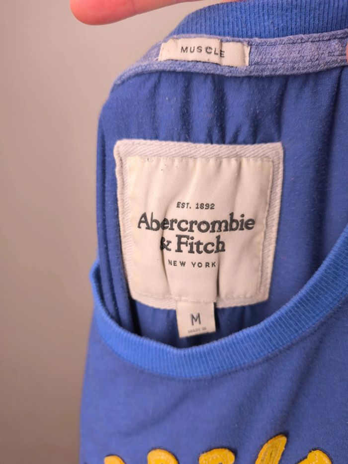 T-shirt Abercrombie & Fitch Enfant Taille M Bleu - photo numéro 3