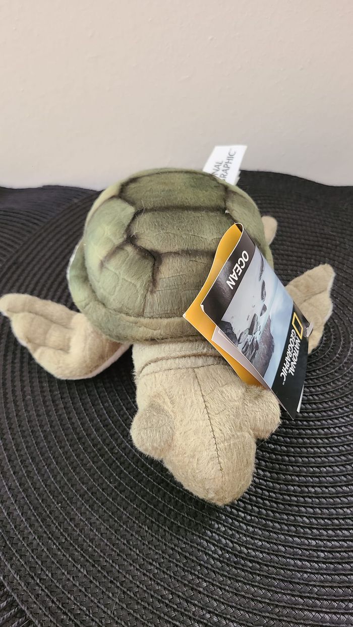 PELUCHE TORTUE NATIONAL GEOGRAPHIC - NEUF AVEC ETIQUETTE - 20 cm - photo numéro 4