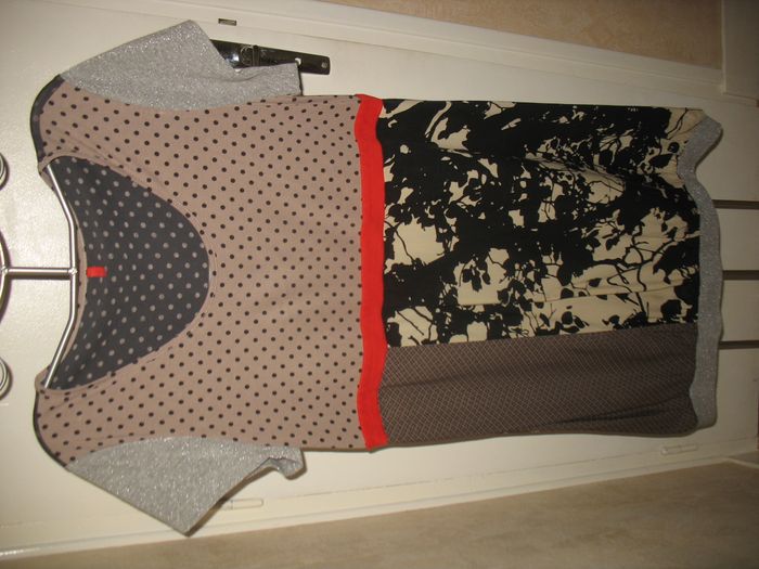 ROBE MC IMPRIME GRIS ET NOIR "MISS CAPTAIN" - TAILLE 42 - n°12