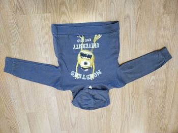 Sweat capuche gris Monster Disney