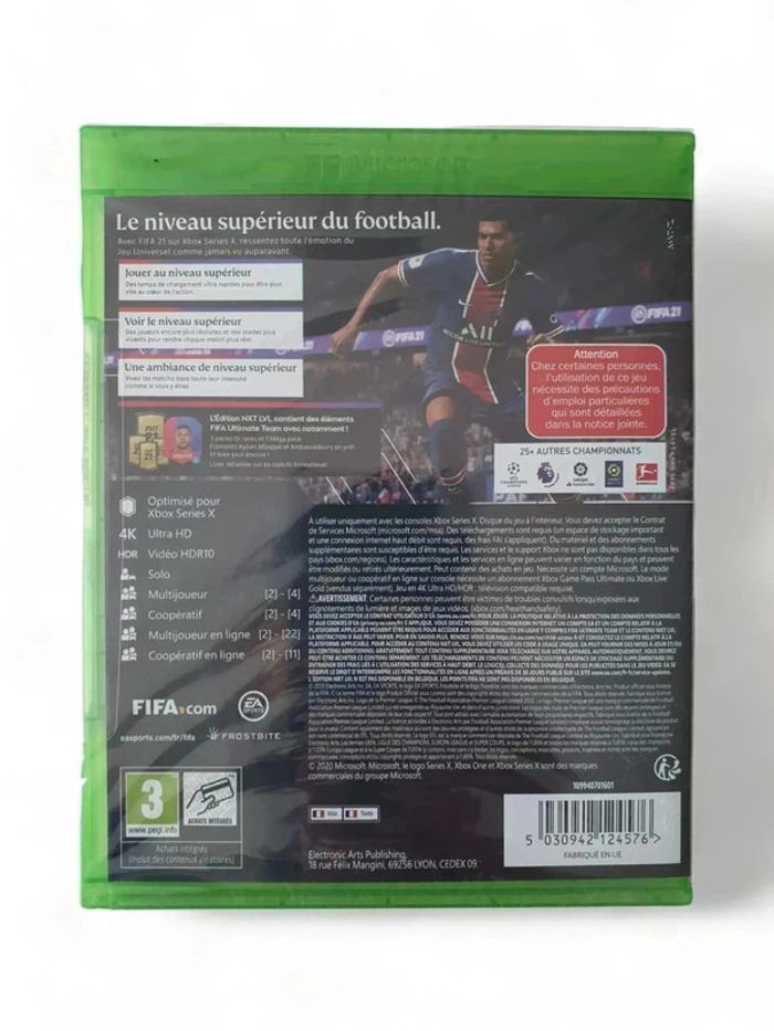 Jeu Xbox series X Fifa 21 neuf blister - photo numéro 2
